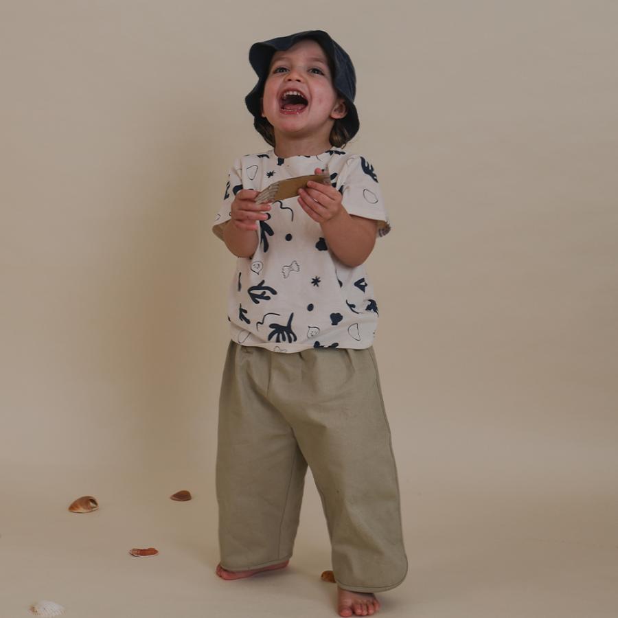 organic zoo 25AW パンツ 2-3y オーガニックズー パンツ ズボン キッズ ベビー オーガニックズー Organic Zoo Seasalt