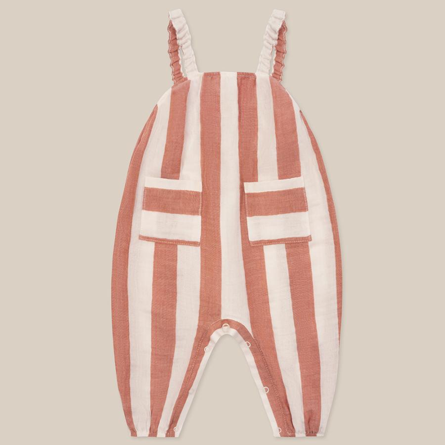 ジャンプスーツ ベビー オーガニックズー Organic Zoo Sienna Stripes