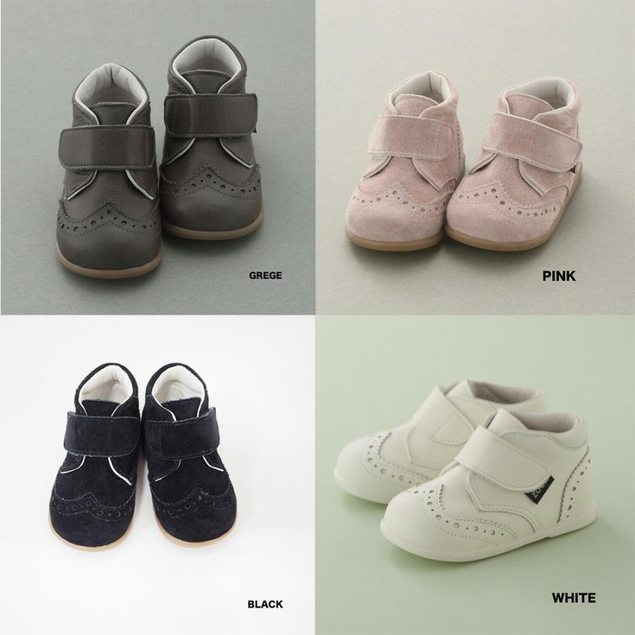 ベルクロ ベビー シューズ Zoom ズーム ベルクロウィングチップ Velcro Wing Tip 1703 靴 12 5cm 15cm 1703 Better Days ベターデイズ 通販 Yahoo ショッピング