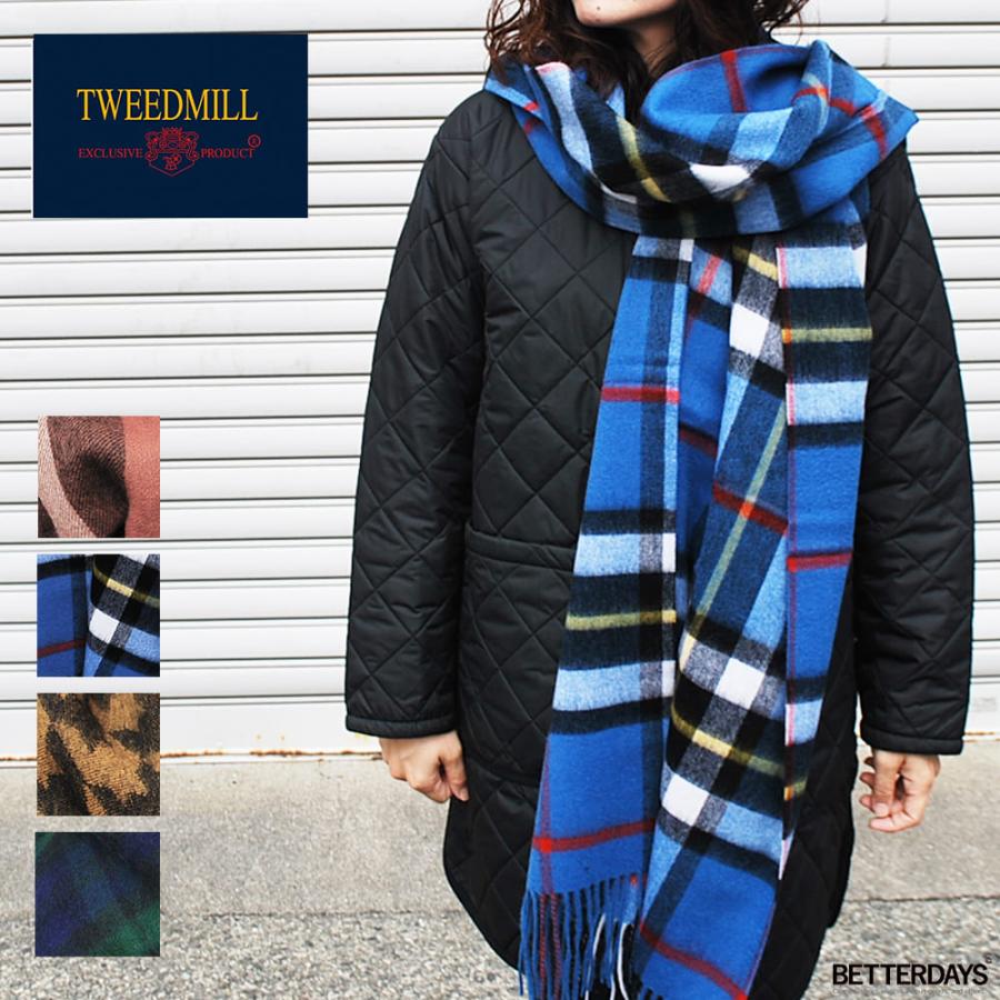 TWEED MILL（ツイードミル） ストール ユニセックス マフラー チェック