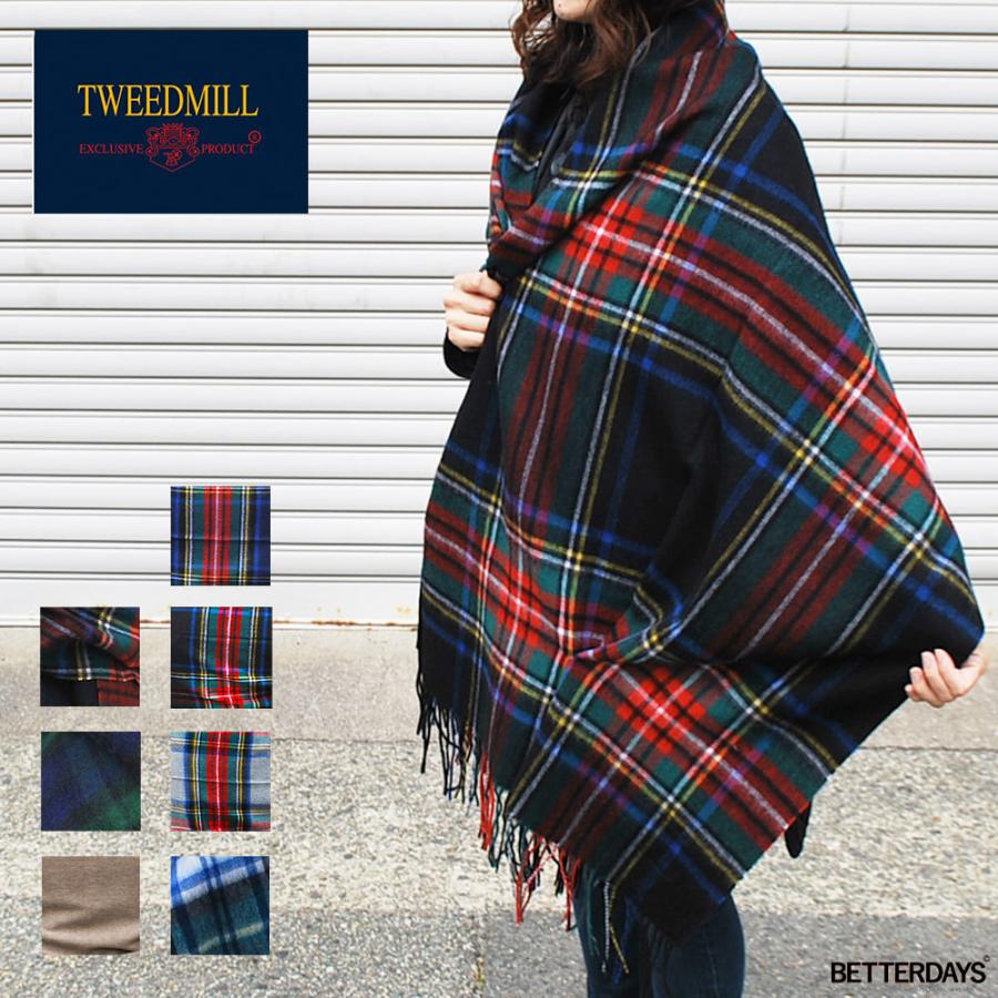 TWEED MILL ストール ユニセックス マフラー ツイードミル TWEED MILL ストール ユニセックス マフラー ツイードミル