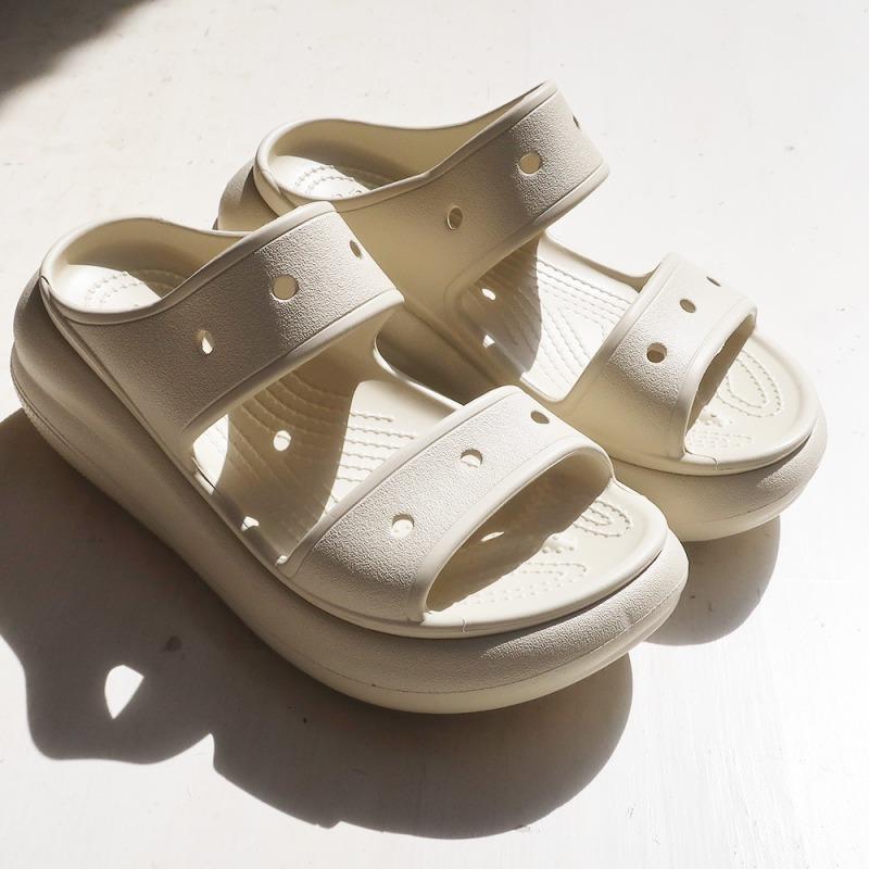 crocs クリーム色 コンフォートサンダル*4 楽天市場】クロックス クロッグサンダル レディース クラシック