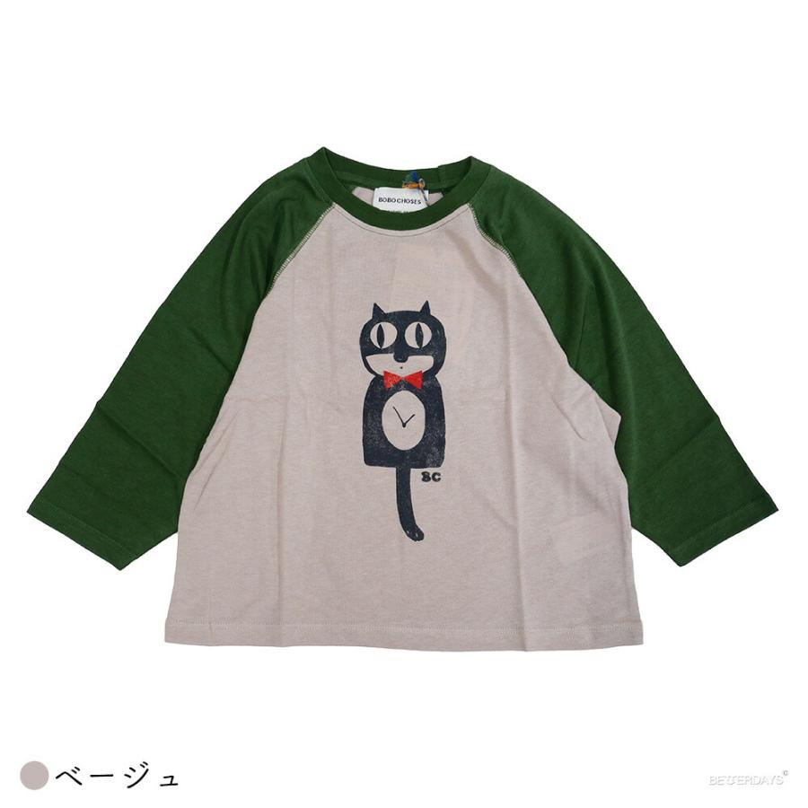 BOBO CHOSES（ボボショーズ） Tシャツ キッズ 長袖 トップス Cat O 
