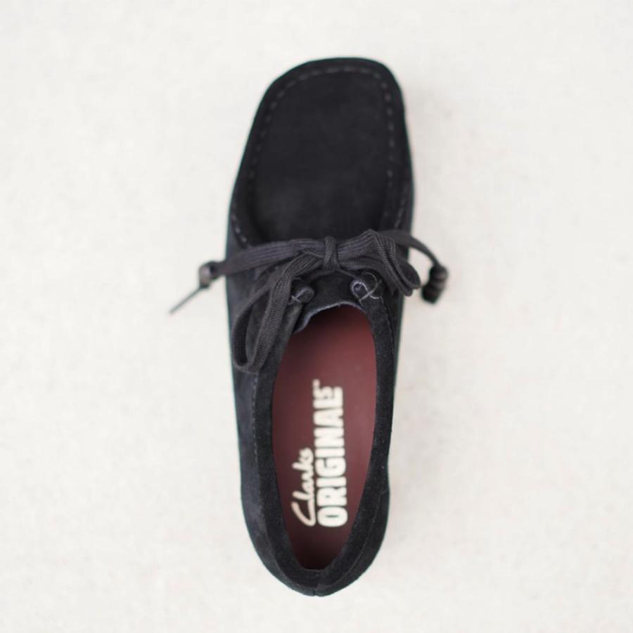 Clarks Originals クラークス　ワラビー ブラック スエード　26 Clarks（クラークス） ワラクラフトビー ブラックスエード Wallacraft