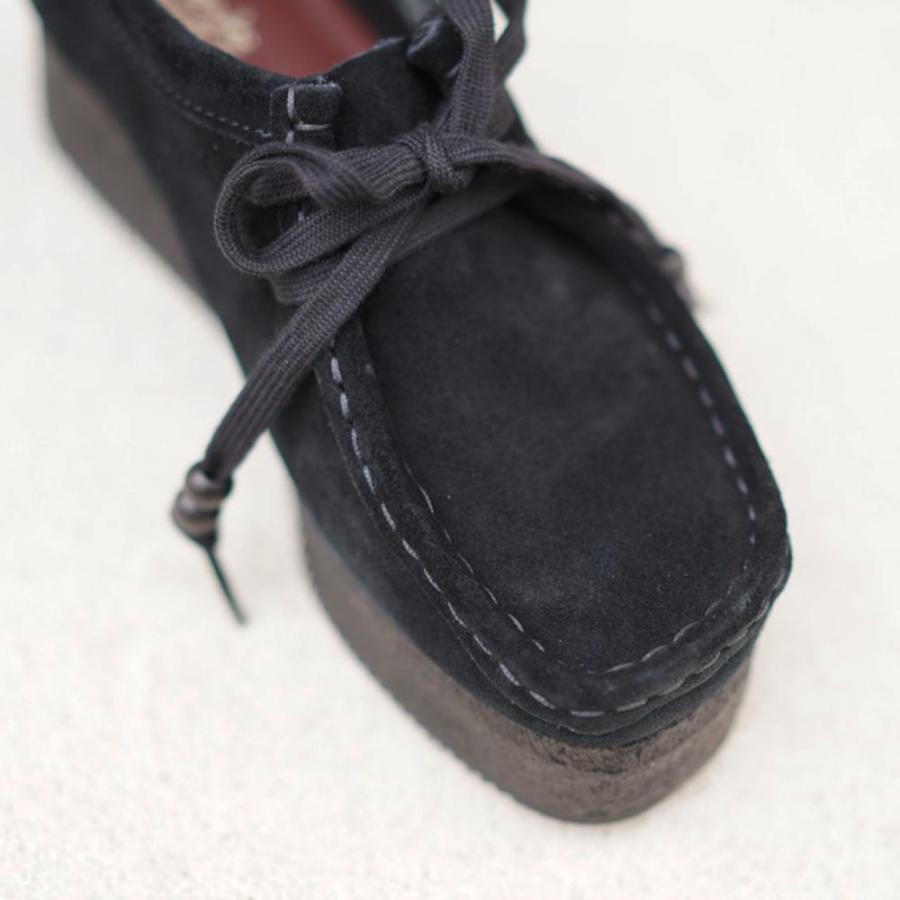 Clarks（クラークス） ワラクラフトビー ブラックスエード Wallacraft