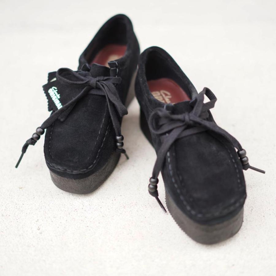 Clarks（クラークス） ワラクラフトビー ブラックスエード Wallacraft