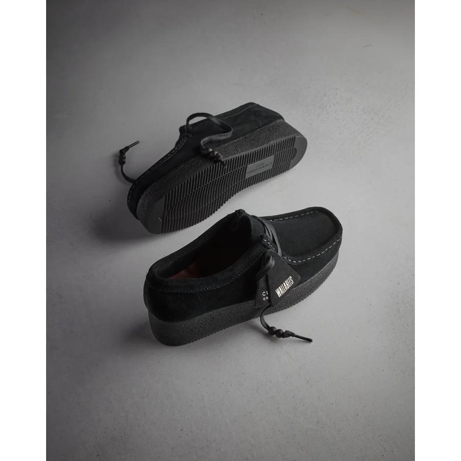 Clarks（クラークス） ワラクラフトビー ブラックスエード Wallacraft