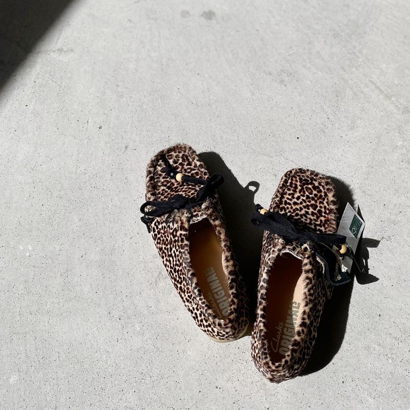 Clarks クラークス オリジナル ワラビー レオパード レディース Clarks クラークス オリジナル ワラビー レオパード レディース