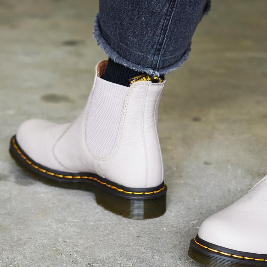 Dr. Martens チェルシーブーツ 厚底 ホワイト Dr.Martens（ドクターマーチン） チェルシーブーツ サイドゴア Dr