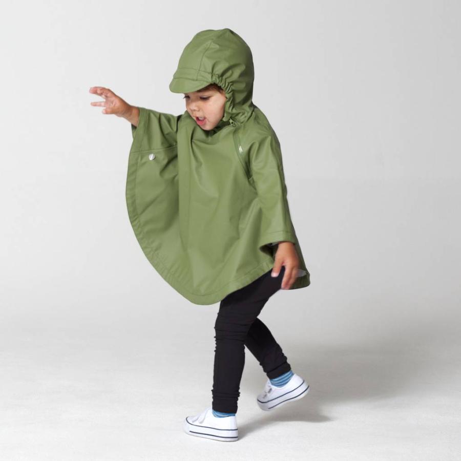 GOSOAKY（ゴーソーキー） レインポンチョ ベビー キッズ フード付き