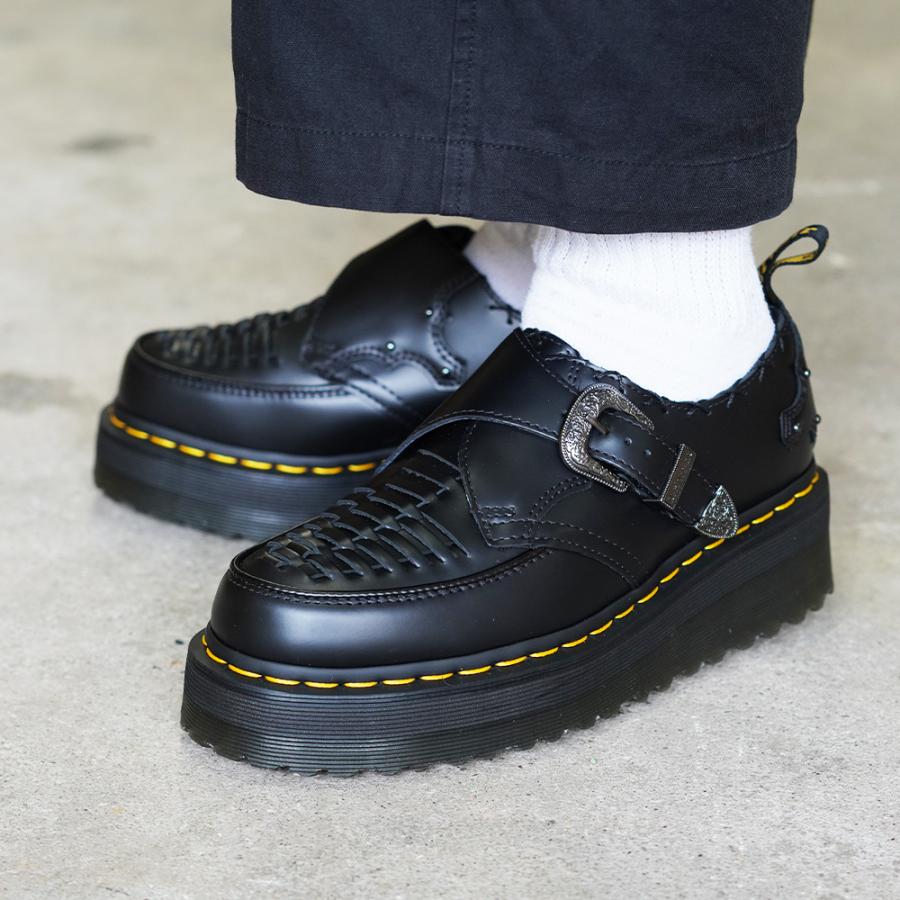 美品DrMartensブッラク靴メンズ Dr.Martens（ドクターマーチン） モンクストラップシューズ RAMSEY