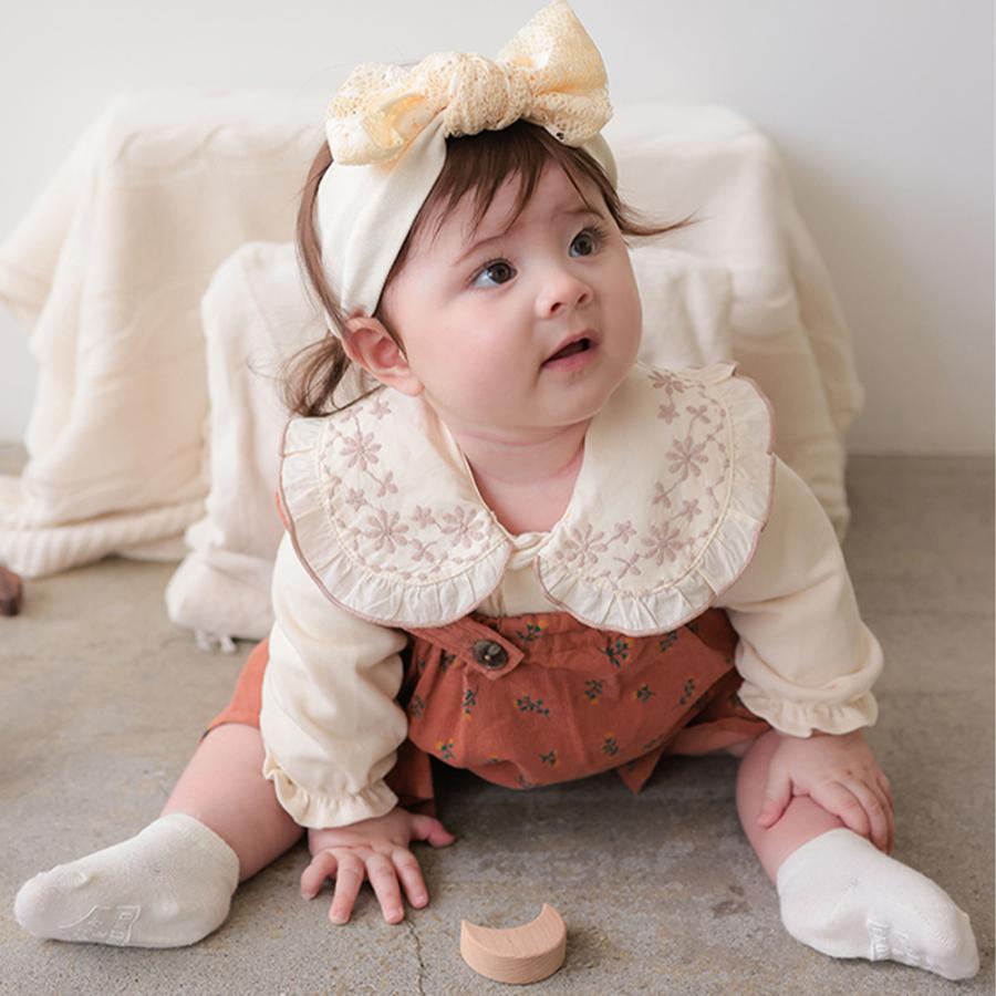 BABY TRIANA  ロンパース　新品　未使用 Ocean&Ground（オーシャンアンドグラウンド） ロンパース ベビー 刺繍