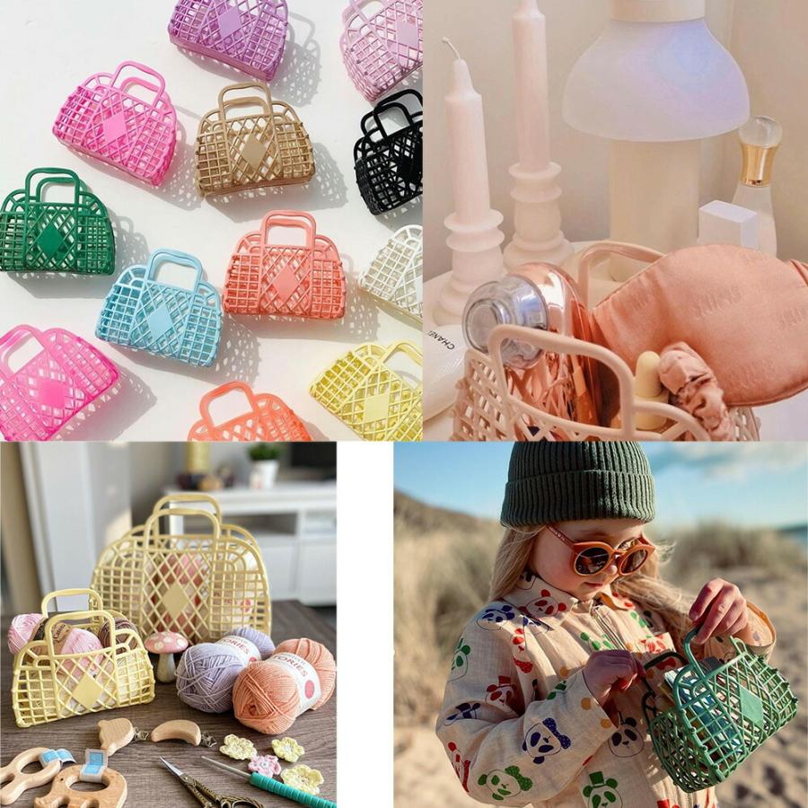 Sun Jellies（サンジェリーズ） カゴバッグ レトロバスケット バッグ