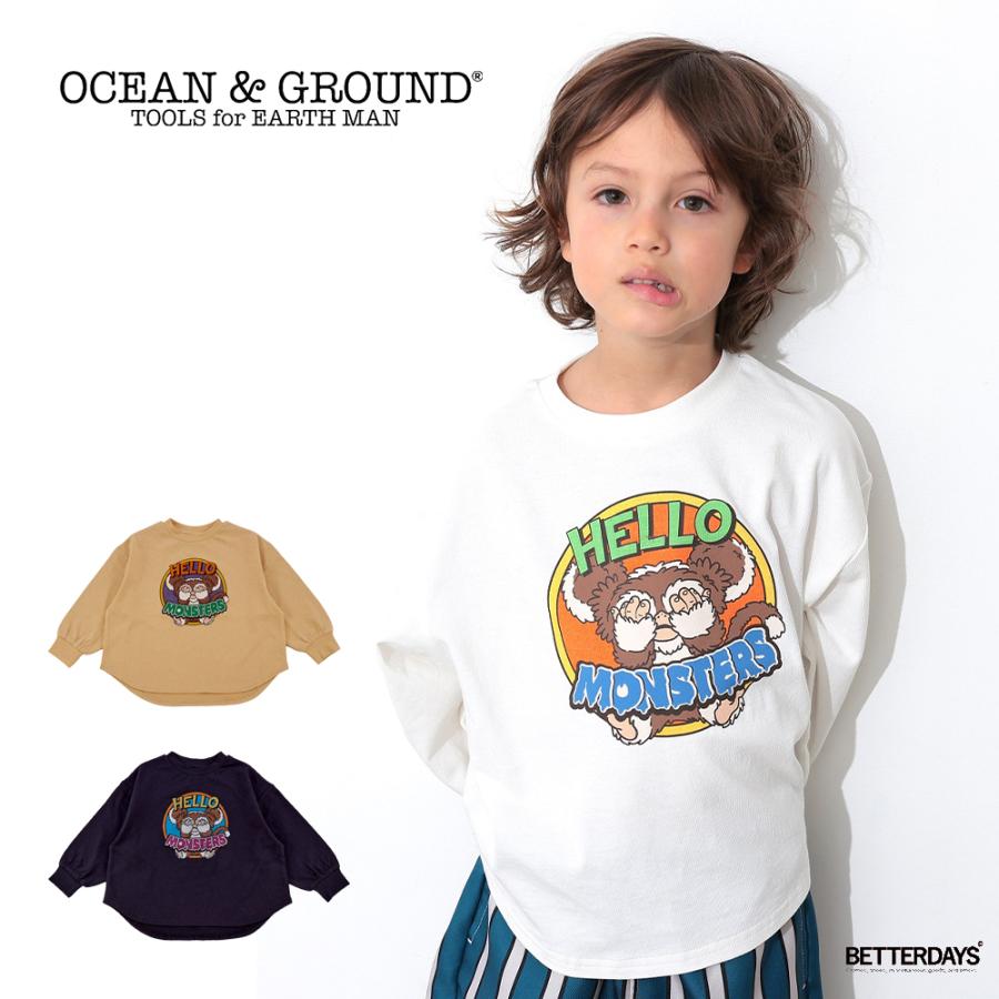 Ocean&Ground（オーシャンアンドグラウンド） ロンT プリントTシャツ