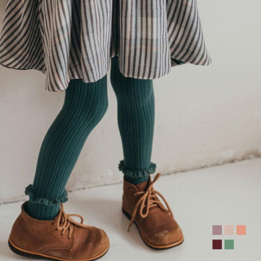 タイツ キッズ コレジアン クロエ レース付きリブ付きタイツ フリルリブ付きタイツ キッズ ベビー 赤ちゃん 防寒 男の子 女の子 子供 秋 Collegien Chloe 5992 Better Days ベターデイズ 通販 Yahoo ショッピング