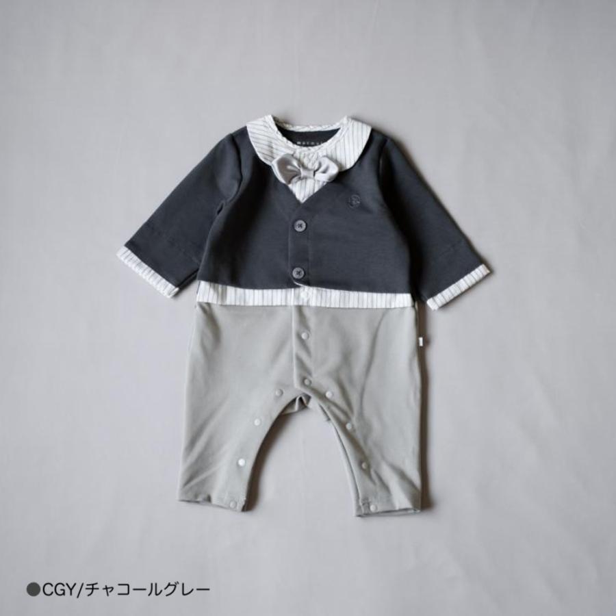 mocmof（モクモフ） おめかし フォーマル カバーオール ロンパース べビー 男の子 女の子 出産祝い 記念日 600-554100 70 ...