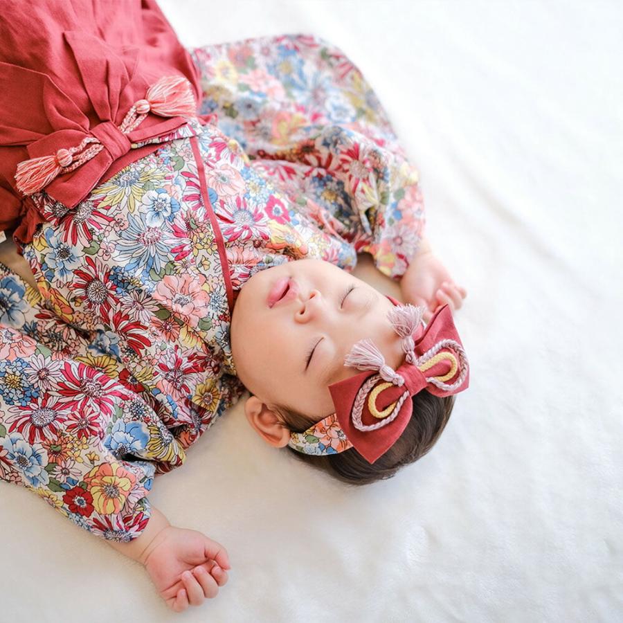 mocmof（モクモフ） ヘアバンド natural flowery ベビー お祝い袴