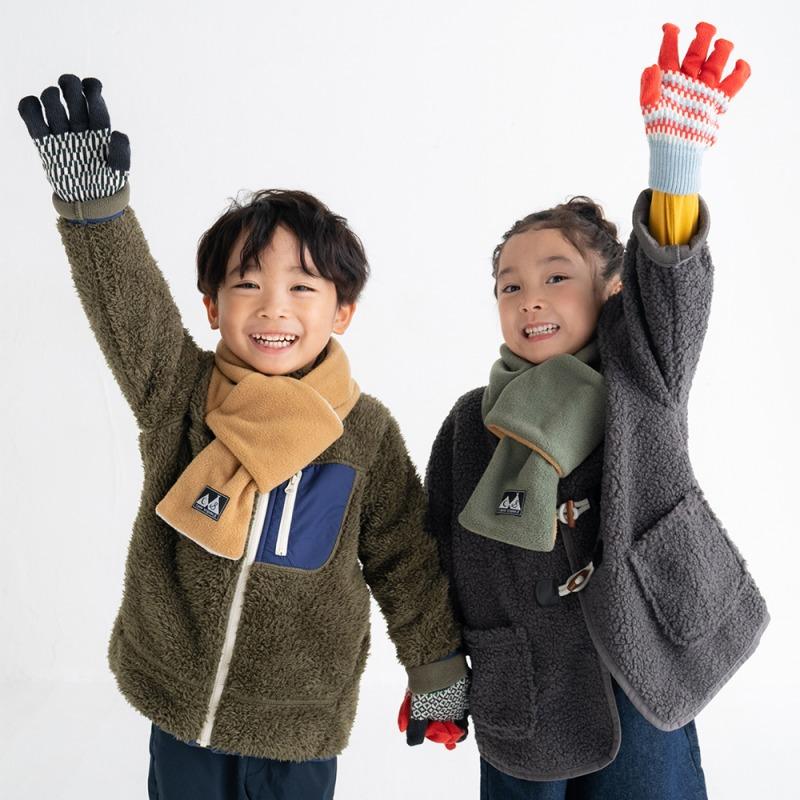stample（スタンプル） 手袋 キッズ ジャガードニットグローブ 子供