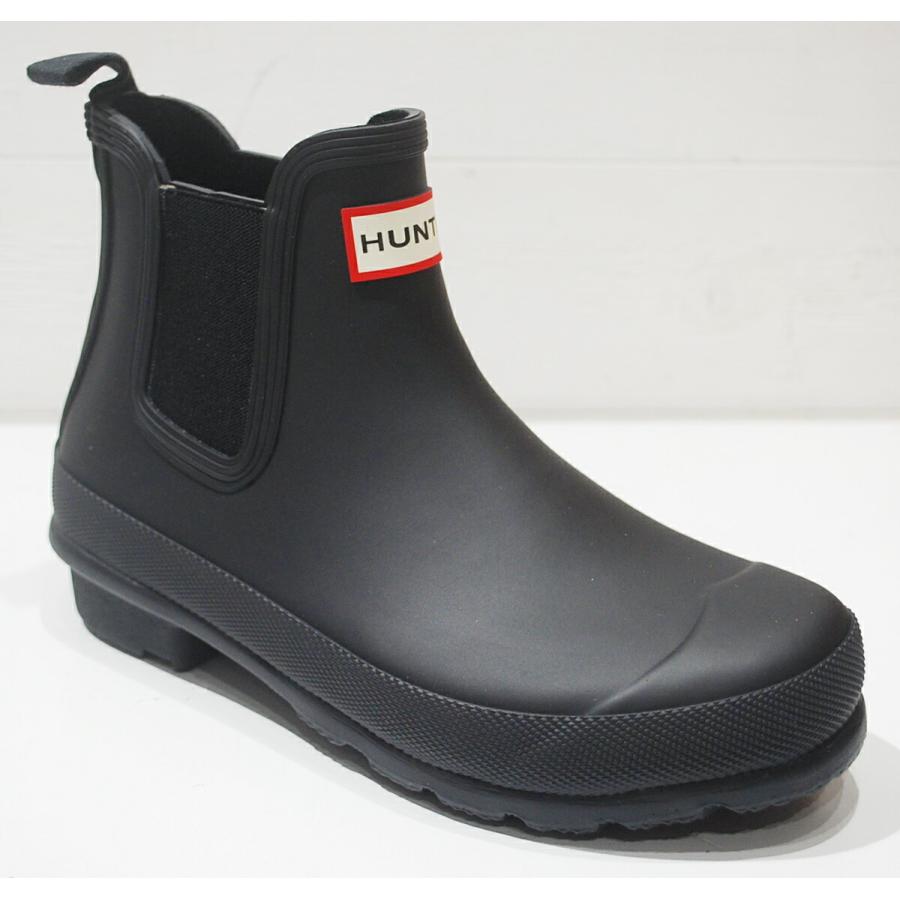 HUNTER チェルシー　28cm ブラック サイドゴア ショートブーツ HUNTER チェルシー 28cm ブラック サイドゴア ショートブーツ 楽天市場