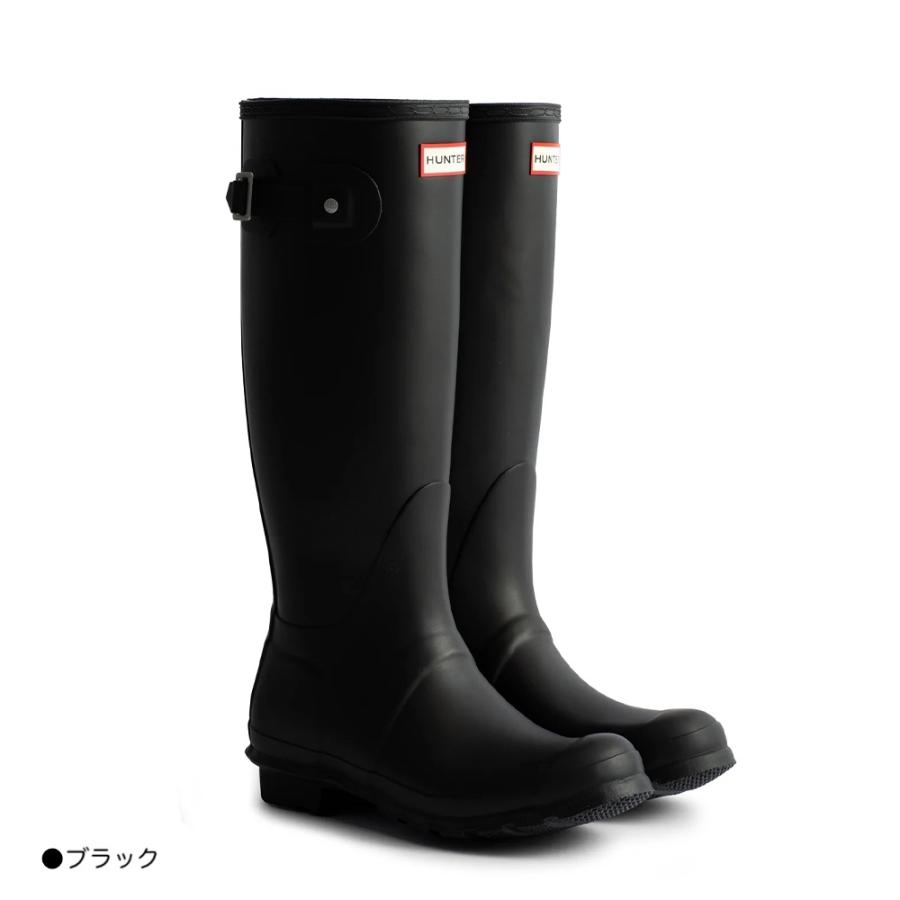 【美品】HUNTER ブラック 長靴 オリジナルボックス付き HUNTER（ハンター） レインブーツ レディース 長靴 HUNTER WOMEN'S