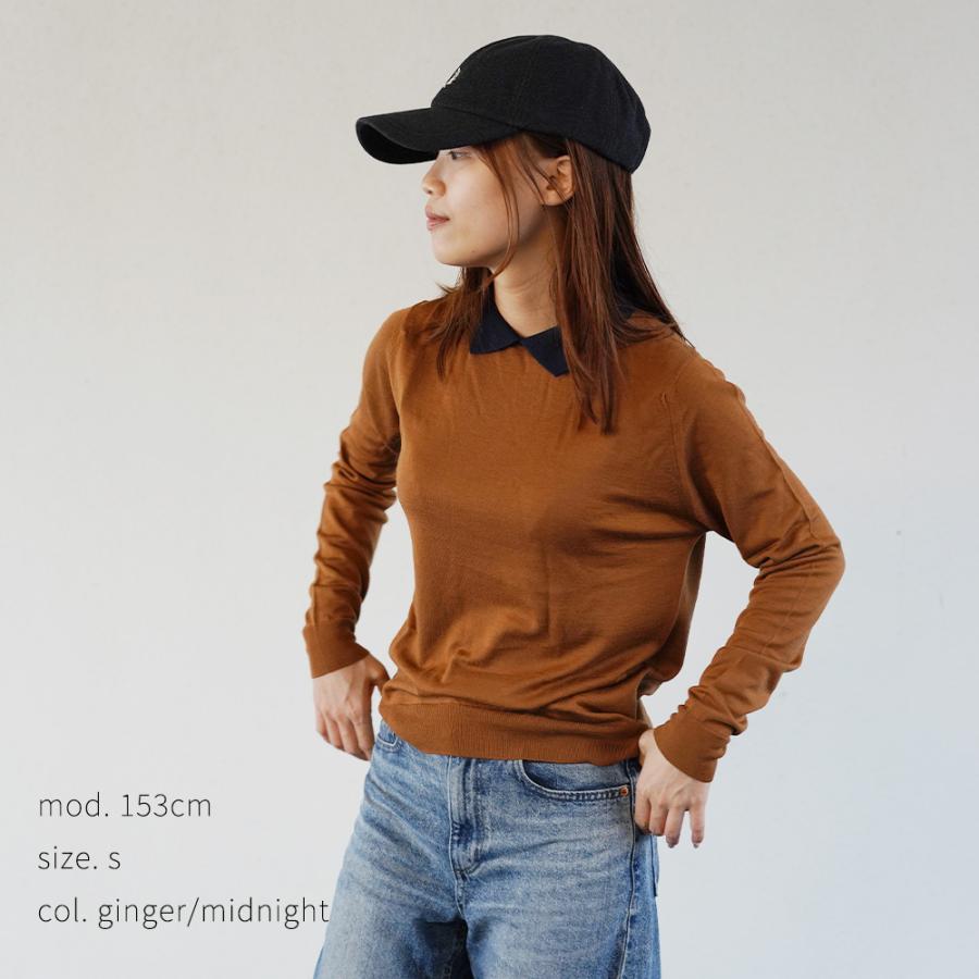 JOHN SMEDLEY（ジョンスメドレー） ニットポロシャツ プルオーバー
