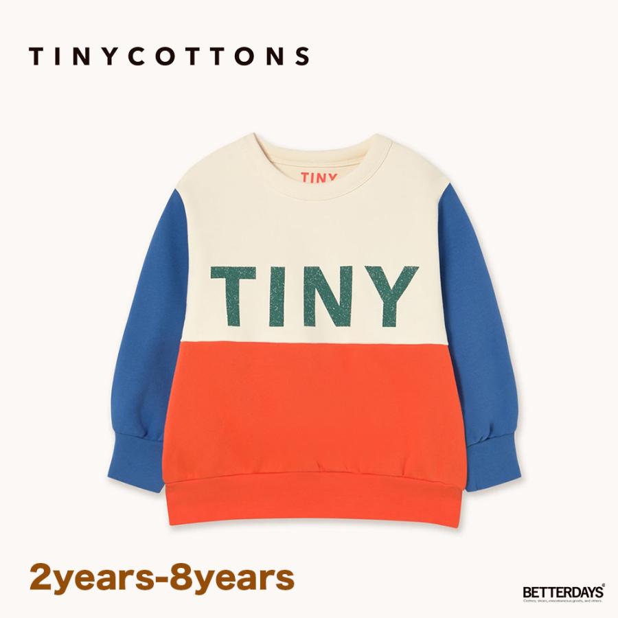 トレーナー スウェット キッズ ベビー Color Block Sweatshirt TINY