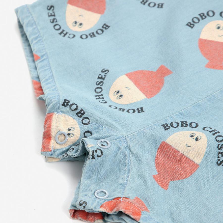 BOBO CHOSES（ボボショーズ） ロンパース ノースリーブ ベビー 総柄