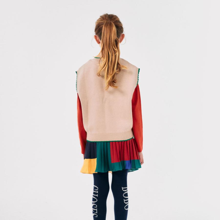 BOBO CHOSES（ボボショーズ） ベスト ベビー Fairy Dog jacquard 
