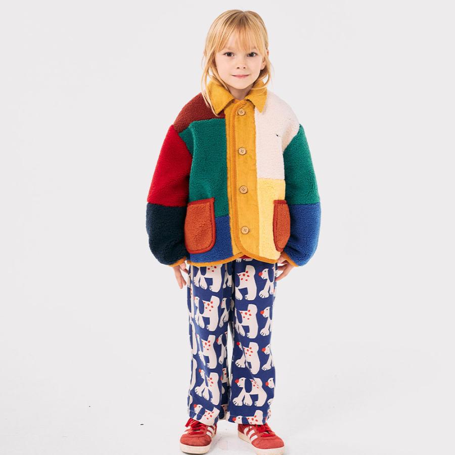 bobochoses ボアジャケット BOBO CHOSES（ボボショーズ） ジャケット ベビー Baby color block