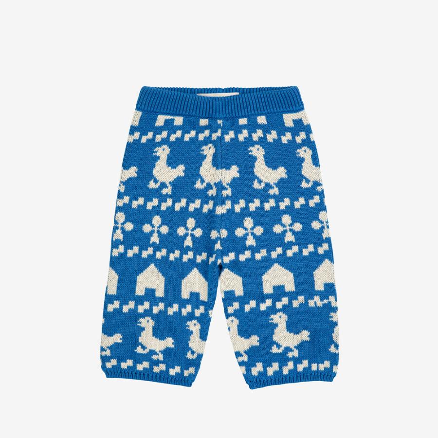 ニットパンツ ボボ・ショーズ ベビー 総柄 Farm all over knitted pants【国内正規品】 Bobo Choses_1