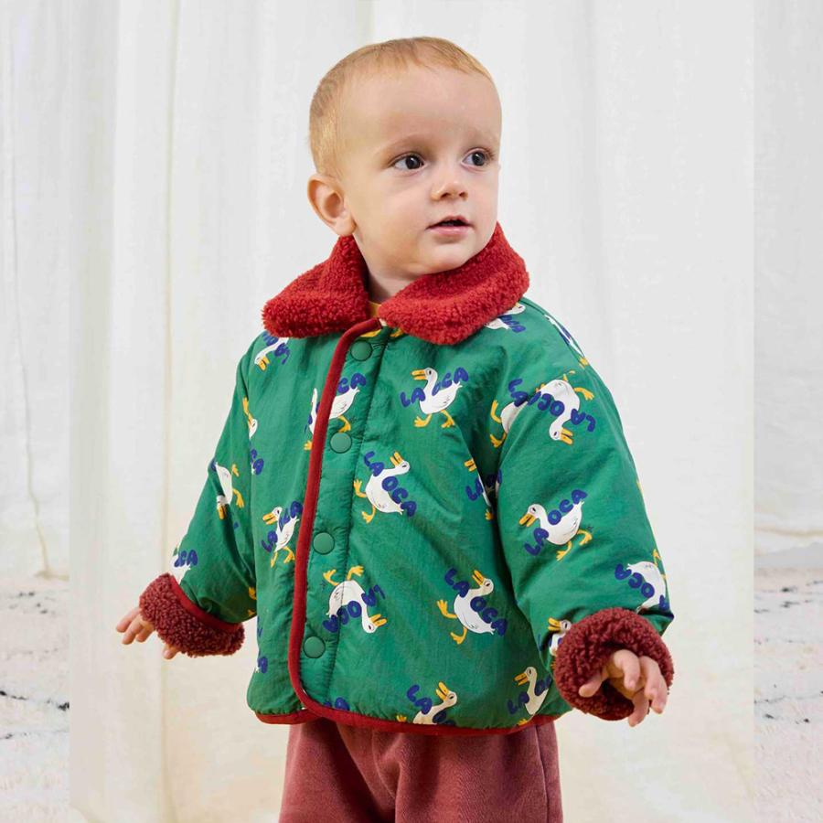 bobochoses リバーシブル ボアアウター 6-7y BOBO CHOSES（ボボショーズ） ジャケット キッズ ベビー リバーシブル