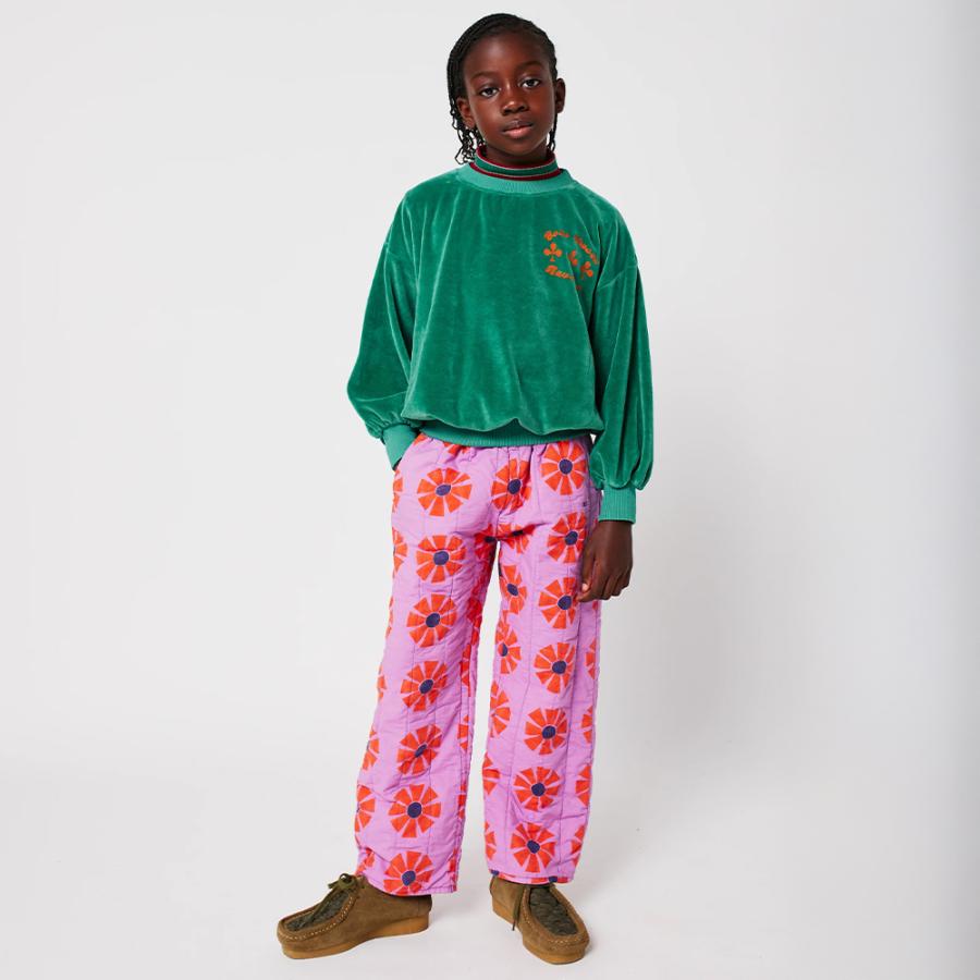 パンツ ボボ・ショーズ ベビー キッズ 総柄 Kaleidoscope all over quilted pants【国内正規品】 Bobo Choses_5