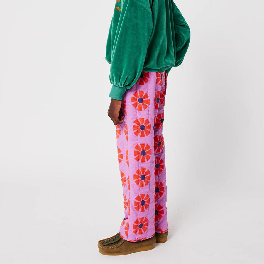 パンツ ボボ・ショーズ ベビー キッズ 総柄 Kaleidoscope all over quilted pants【国内正規品】 Bobo Choses_6