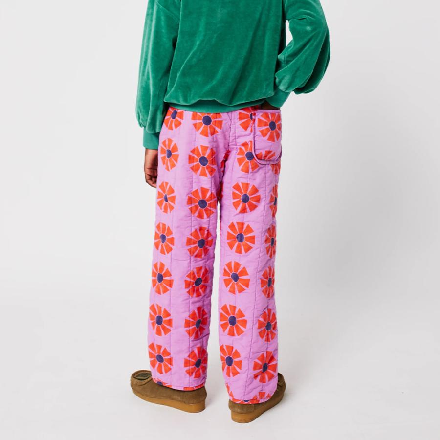 パンツ ボボ・ショーズ ベビー キッズ 総柄 Kaleidoscope all over quilted pants【国内正規品】 Bobo Choses_7