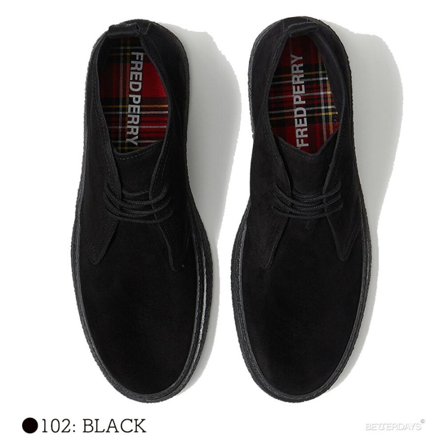 FRED PERRY（フレッドペリー） チャッカブーツ メンズ ハイカット FRED
