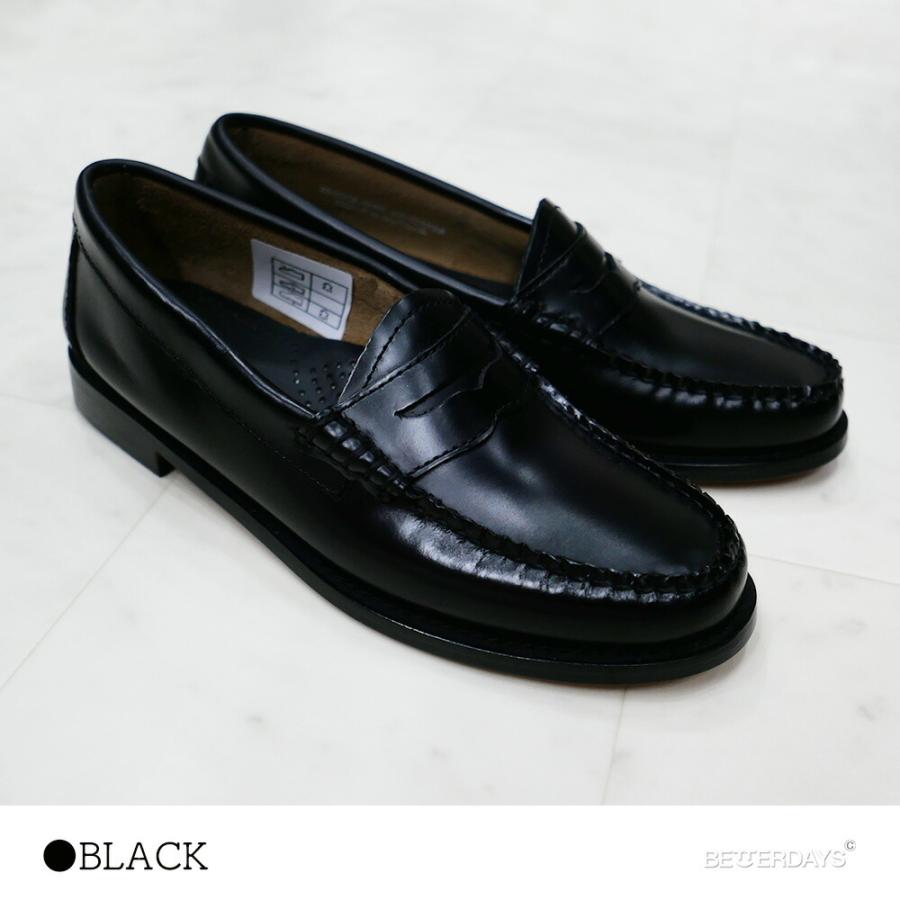 G.H.BASS ローファー レディース コインローファー41010 BLACK