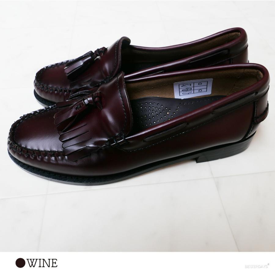キルトタッセルローファー レディース WINE LEATHER SOLE ジーエイチ 