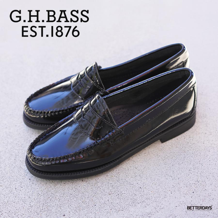 G.H.BASS（ジーエイチバス） ローファー レディース パテントレザー 