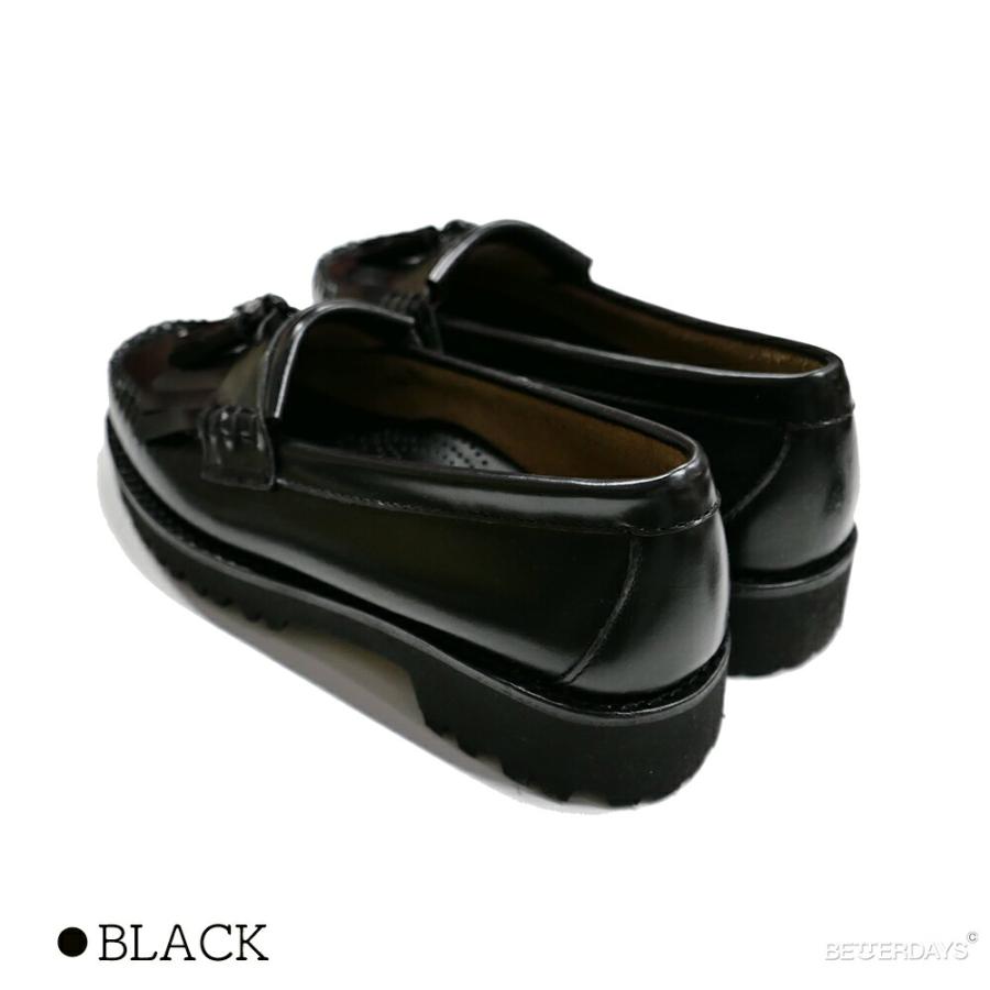 G.H.BASS ローファー レディース 厚底キルトタッセルローファー