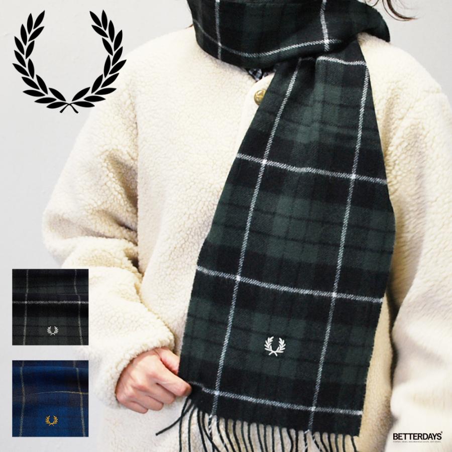 FRED PERRY マフラー ユニセックス フレッドペリー ウール FRED PERRY マフラー ユニセックス フレッドペリー ウール
