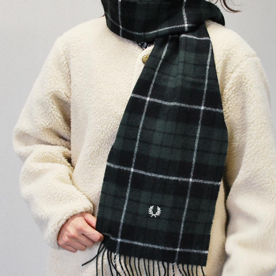 FRED PERRY（フレッドペリー） マフラー ユニセックス ウール チェック
