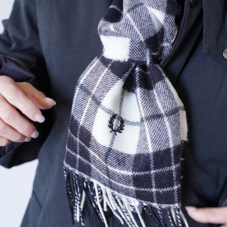 FRED PERRY（フレッドペリー） マフラー ユニセックス ウール チェック