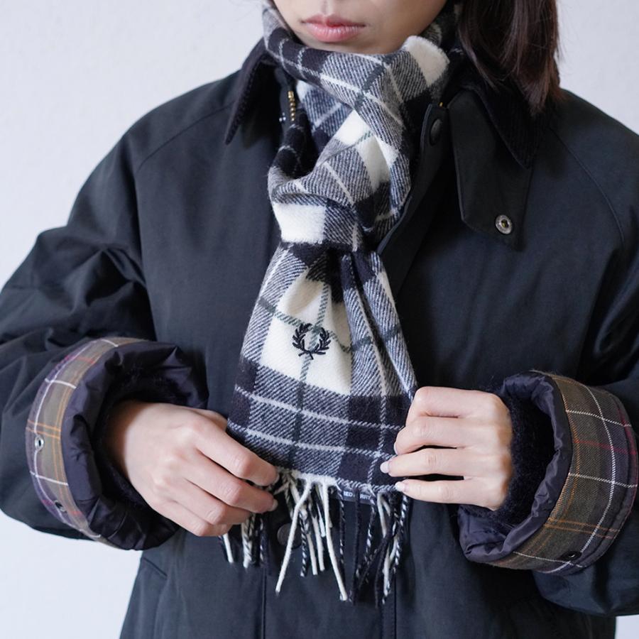 FRED PERRY（フレッドペリー） マフラー ユニセックス ウール チェック