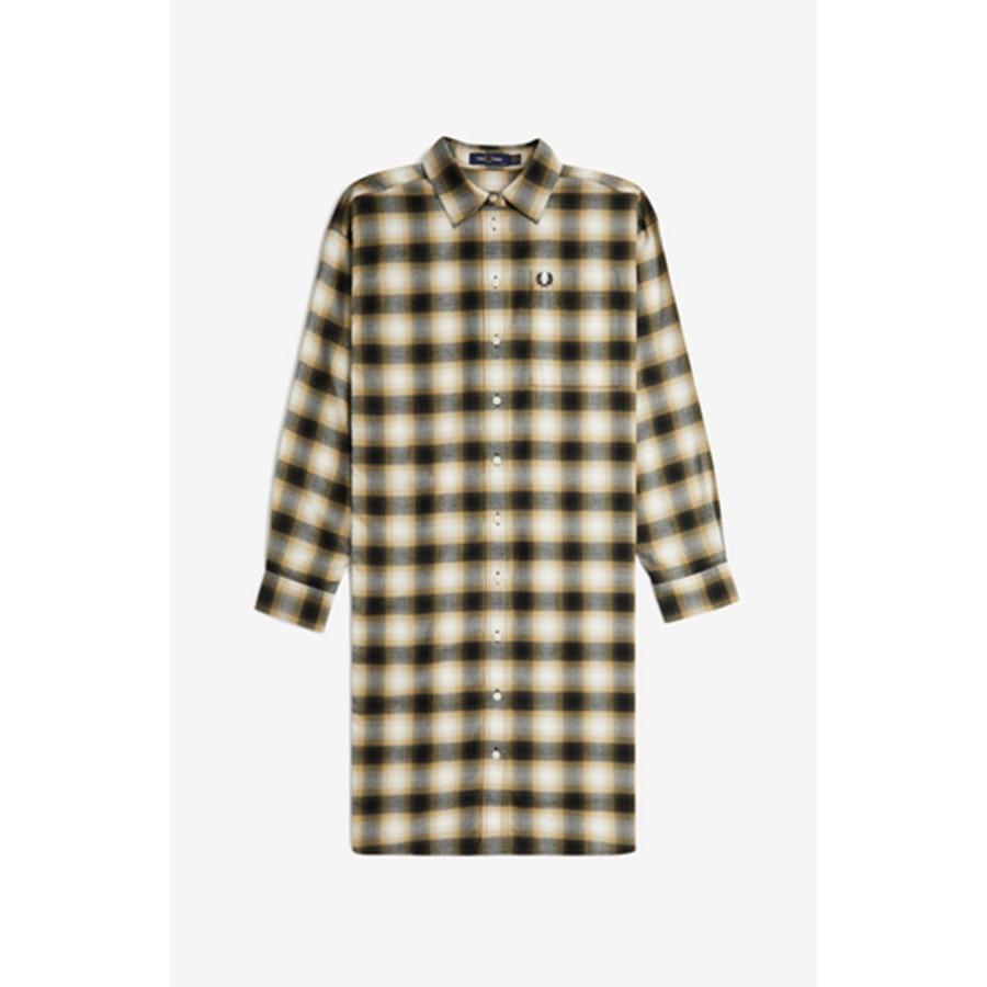 FRED PERRY チェック柄　ワンピース FRED PERRY フレッドペリー チェック シャツ ワンピース