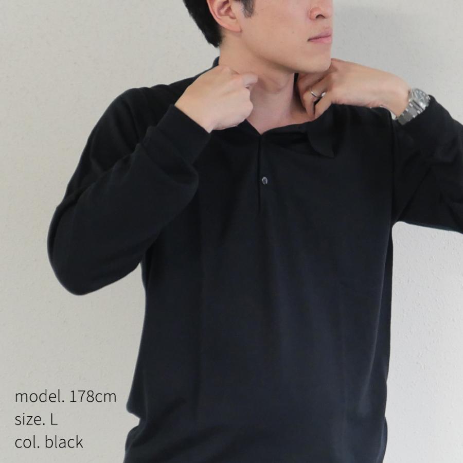 JOHN SMEDLEY（ジョンスメドレー） 長袖ポロシャツ メンズ ニット