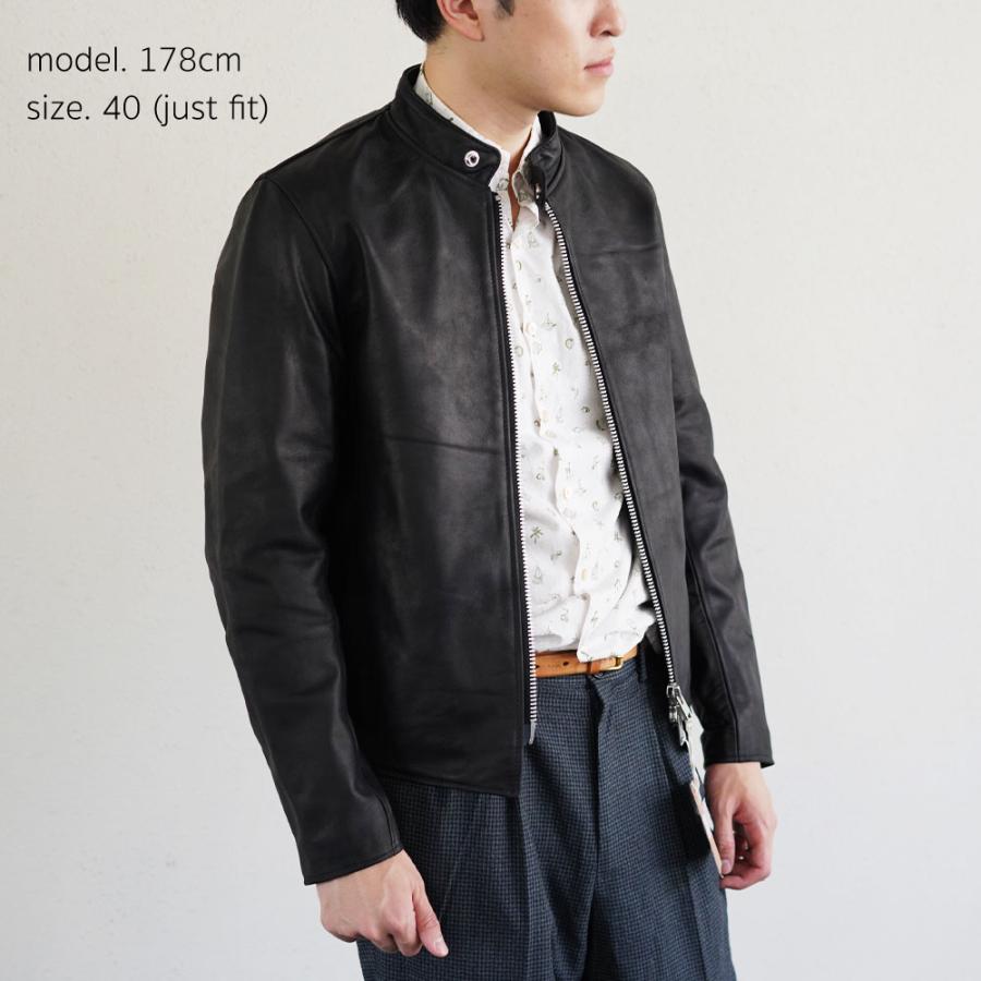 ★値下げ★美品★JAMES GROSE 英国製 ラムレザー シングルライダース JAMES GROSE（ジェームスグロース） DOVER JAMES GROSE HORSE LEATHER