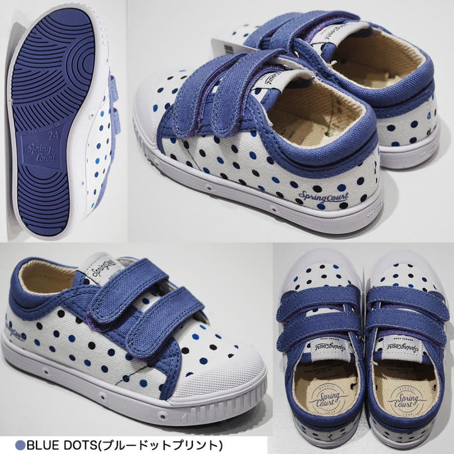 Spring Court ベルクロ キッズ スプリングコート スニーカー G2