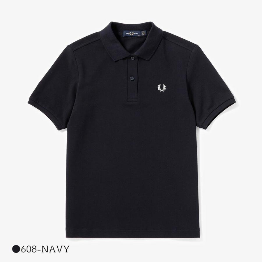 【(値下げ)Fred Perry】(新品・未使用) ブラック ポロシャツ FRED PERRY（フレッドペリー） ポロシャツ レディース FRED PERRY POLO