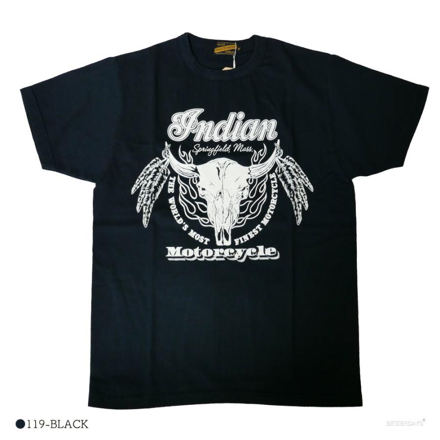Tシャツ 半袖 メンズ レディース SKULL HEAD インディアンモーターサイクル INDIAN MOTORCYCLE｜betterdays777｜04