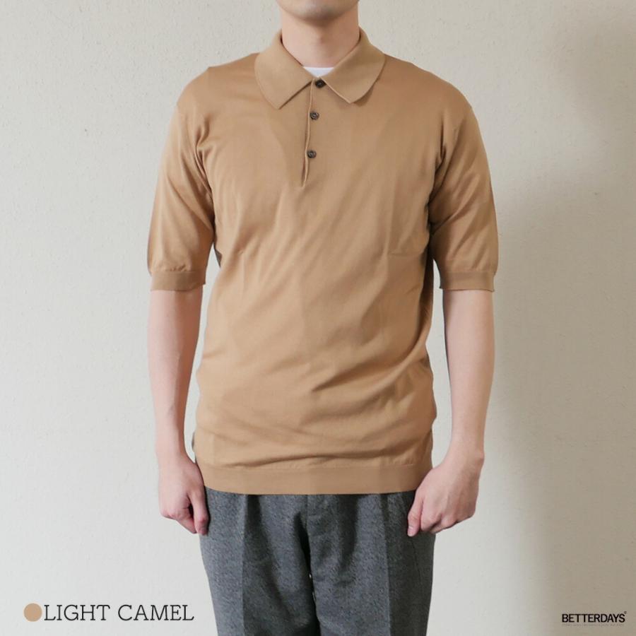 JOHN SMEDLEY ニットポロシャツ メンズ ジョンスメドレー シー 